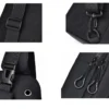 Zoli Kangroo Crossbody Bag for Men – Stylish Waterproof PVC Chest Bag with USB Port by Zuolidaishu