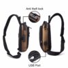 Oxford Crossbody Sling Bag – Water-Resistant & USB-Enabled Sling Bag for Men & Women