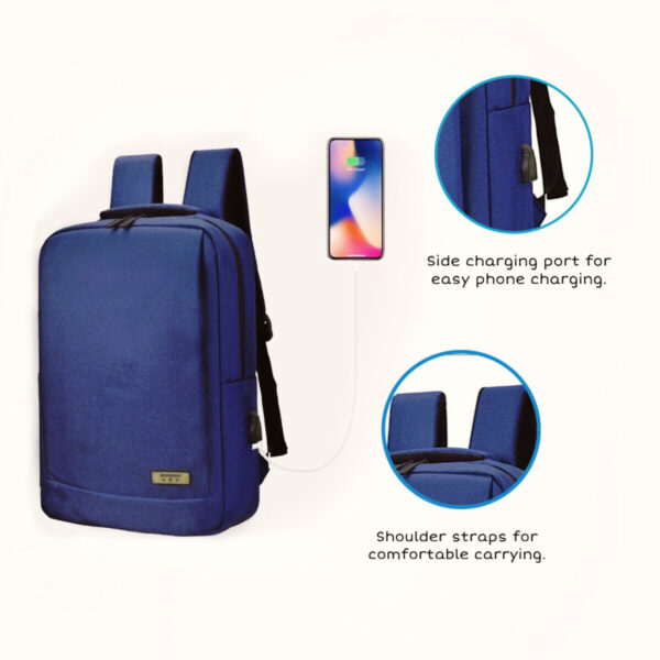 Laptop Backpack for Men & Women – Multi-Compartment, Water-Resistant Bag with USB Charging Port