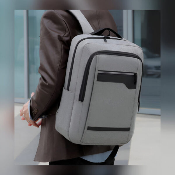 Multi-Compartment Laptop Backpack with USB Charging Port – Travel & Work Bag