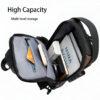 Crossbody Bag Multifunction Anti-Theft USB Sling Chest Bag – For Men & Women